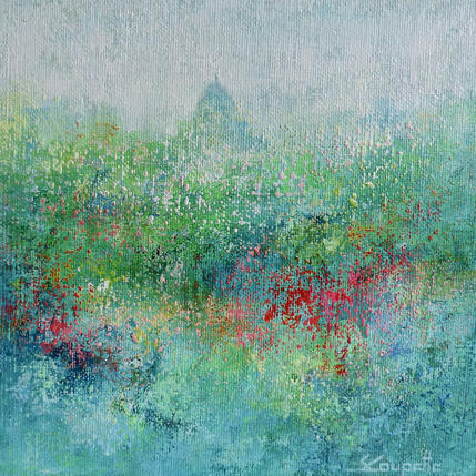 Painting Far From The City by Coupette Steffi | Painting Figurative Acrylic Pop icons, Urban