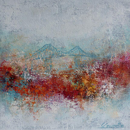 Painting Fading Bridge by Coupette Steffi | Painting Figurative Acrylic Pop icons, Urban