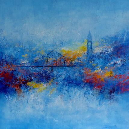 Painting Fragile Silence by Coupette Steffi | Painting Figurative Acrylic Urban