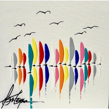 Painting Vos couleurs by Fonteyne David | Painting Figurative Acrylic