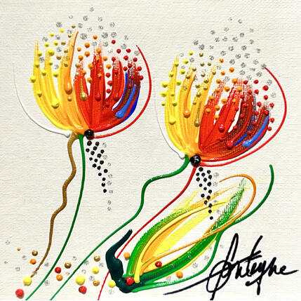 Painting For you only by Fonteyne David | Painting Figurative Acrylic