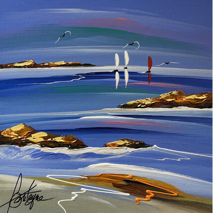 Painting Viens te poser by Fonteyne David | Painting Figurative Acrylic Pop icons