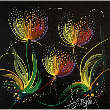 Painting Séduction by Fonteyne David | Painting Figurative Acrylic Pop icons