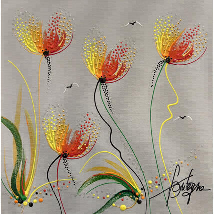 Pintura Le bouquet de finesse por Fonteyne David | Pintura