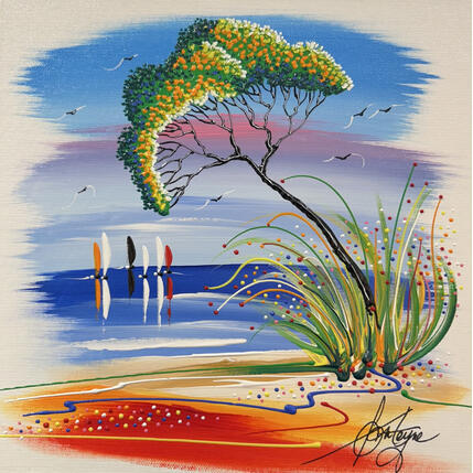 Painting En eau claire by Fonteyne David | Painting Figurative Acrylic