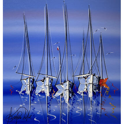 Painting Vos horizons victorieux by Fonteyne David | Painting Figurative Acrylic