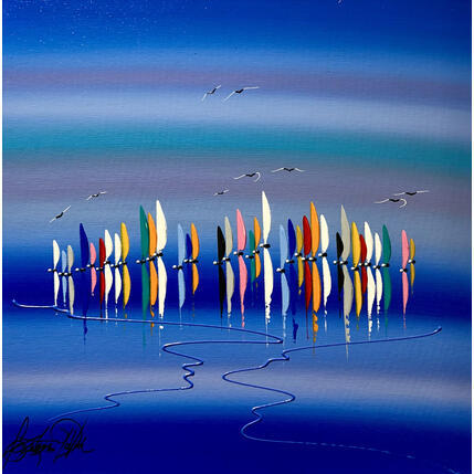 Painting Levitation by Fonteyne David | Painting Figurative Acrylic