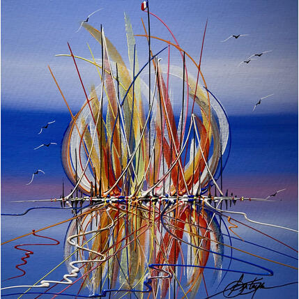 Painting Tumulte des Passions by Fonteyne David | Painting Figurative Acrylic