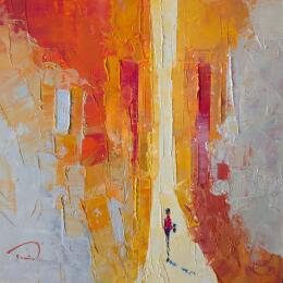 Painting Tout orange by Tomàs | Painting