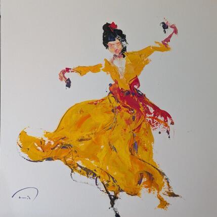 Gemälde Vestida de amarillo von Tomàs | Gemälde
