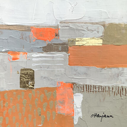 Painting Échos de surface 3 by Ottenjann Andrea | Painting