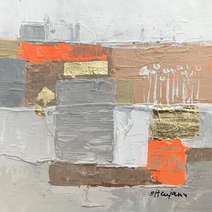 Painting Échos de surface 4 by Ottenjann Andrea | Painting