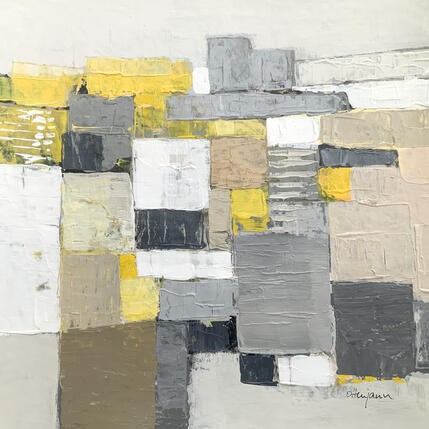 Pintura Échos de surface 1 por Ottenjann Andrea | Pintura