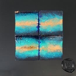 Painting Tago by Bauquel Véronique | Painting Abstract Gluing Minimalist