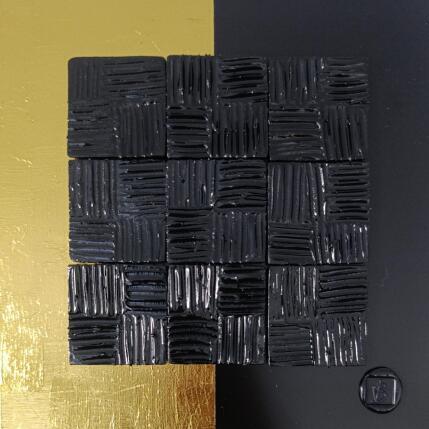 Painting Wingate by Bauquel Véronique | Painting Abstract Gluing Minimalist