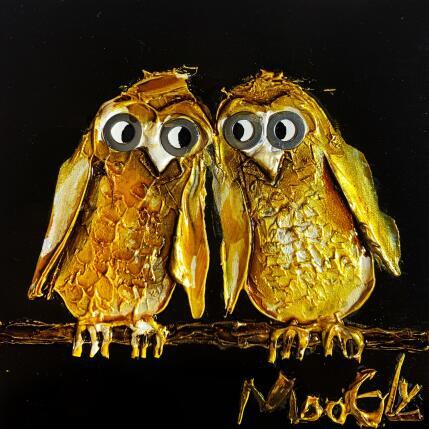 Pintura Acolytus por Moogly | Pintura Arte bruto Acrílico, Pigmentos, Resina Animales