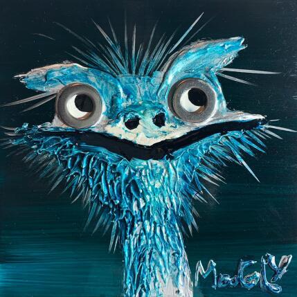 Pintura Postéritus por Moogly | Pintura Arte bruto Acrílico, Pigmentos, Resina Animales