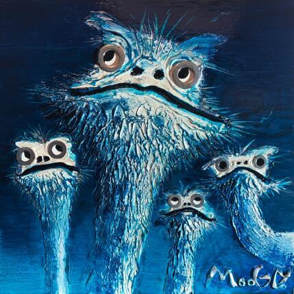 Pintura Frigorificus por Moogly | Pintura Arte bruto Acrílico, Pigmentos, Resina Animales