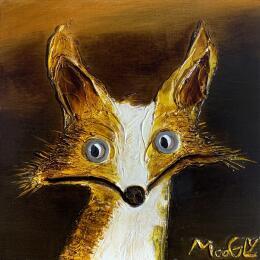 Peinture Gracius par Moogly | Tableau Art Singulier Acrylique, Pigments, Résine Animaux