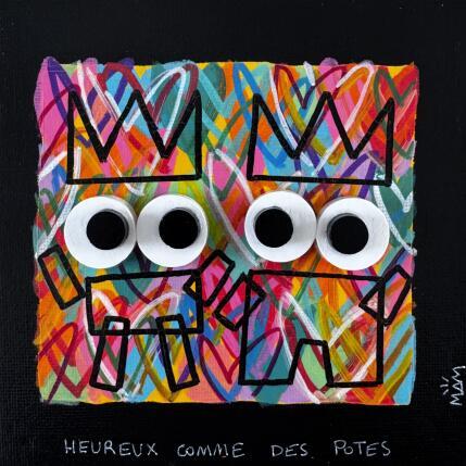 Peinture HEUREUX par Mam | Tableau