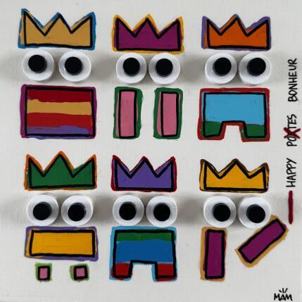 Peinture HAPPY TRIBU par Mam | Tableau