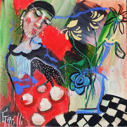 Pintura Le bouquet por Garilli Nicole | Pintura Figurativo Acrílico Life style