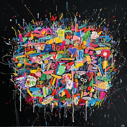 Painting BOULE DE JOIE by Mam | Painting