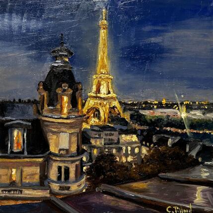 Painting Tour Eiffel by Piffard Cédric | Painting  Oil