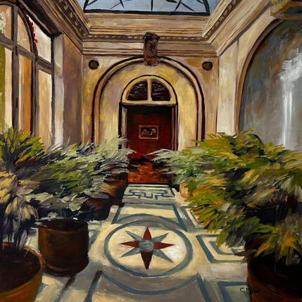 Painting Sous la verrière  by Piffard Cédric | Painting