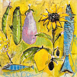 Painting Le sud by Colombo Cécile | Painting