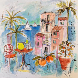 Painting Fraicheur et douceur by Colombo Cécile | Painting