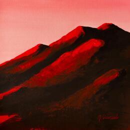 Gemälde BLUSHING HILLS von Clavaud Morgane | Gemälde