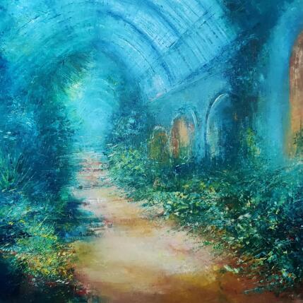 Peinture Jardin d’hiver par Levesque Emmanuelle | Tableau  Huile