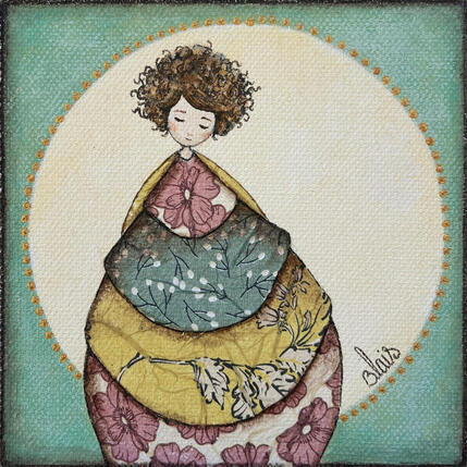 Painting Carlotta by Blais Delphine | Painting