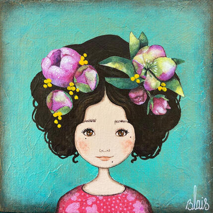 Painting Giulia by Blais Delphine | Painting