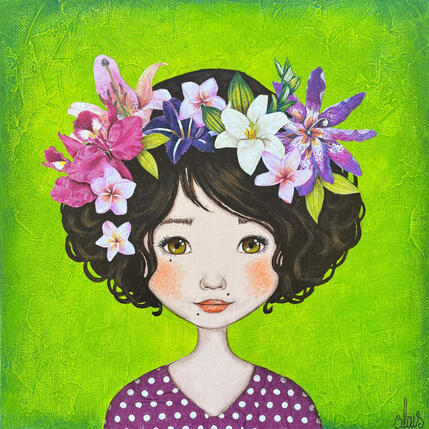 Painting Marguerite by Blais Delphine | Painting
