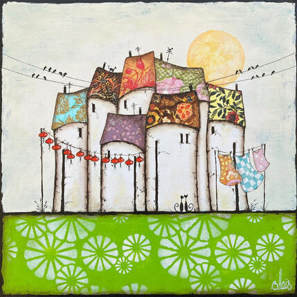 Painting Printemps by Blais Delphine | Painting