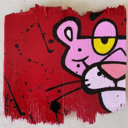 Peinture F1 panthère rose par Marie G.  | Tableau