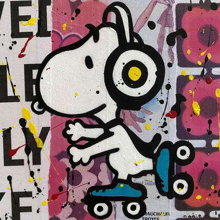 Peinture F2 Snoopy rollers par Marie G. | Tableau