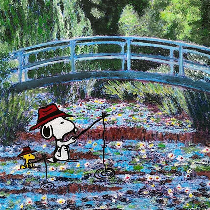 Pintura F3 un dimanche chez Monet por Marie G.  | Pintura