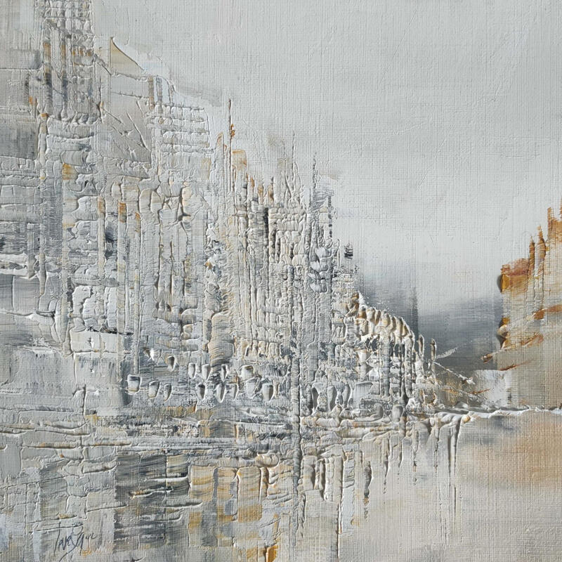 Peinture Journée legere par Levesque Emmanuelle | Tableau Huile