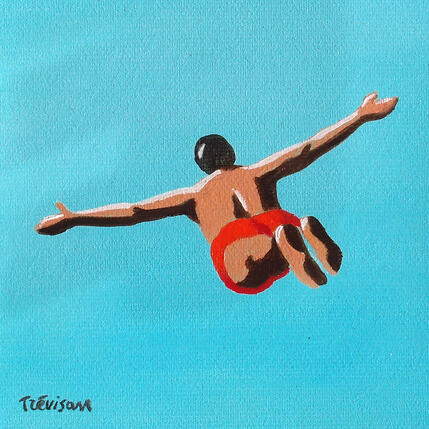 Gemälde Jump von Trevisan Carlo | Gemälde