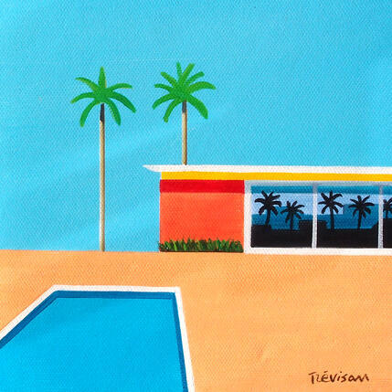 Gemälde Swimming pool von Trevisan Carlo | Gemälde