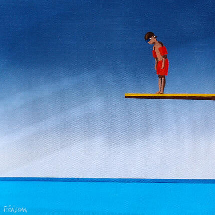 Gemälde Look in the future von Trevisan Carlo | Gemälde