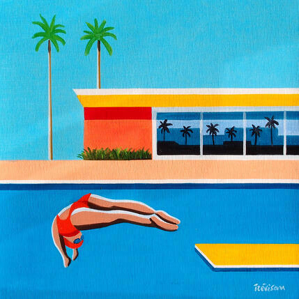 Gemälde Before Bigger Splash von Trevisan Carlo | Gemälde