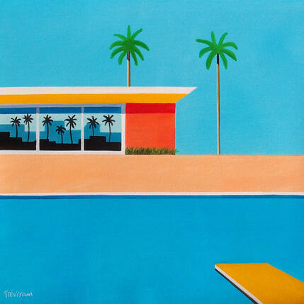 Gemälde Before Bigger Splash von Trevisan Carlo | Gemälde