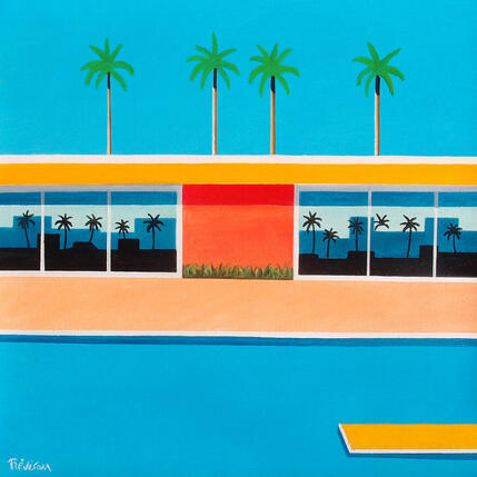 Gemälde Four palms von Trevisan Carlo | Gemälde