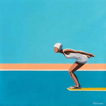 Gemälde Ready for jump von Trevisan Carlo | Gemälde