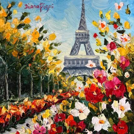 Peinture Blooming Dreams of Paris par Pigni Diana | Tableau