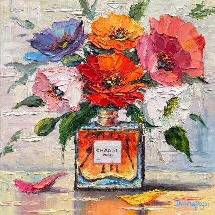 Painting Vibrant Parisian Bouquet by Pigni Diana | Painting